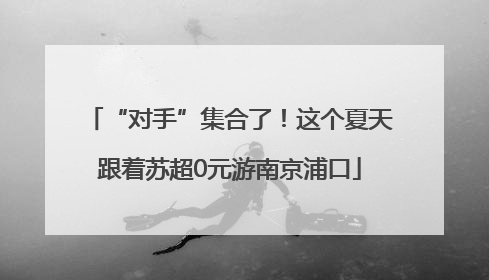 “对手”集合了！这个夏天跟着苏超0元游南京浦口