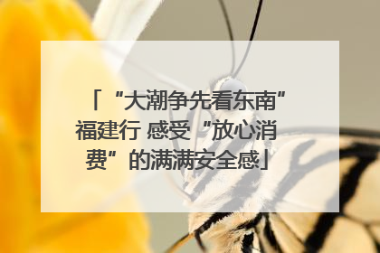 “大潮争先看东南”福建行 感受“放心消费”的满满安全感