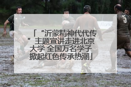 “沂蒙精神代代传”主题宣讲走进北京大学 全国万名学子掀起红色传承热潮