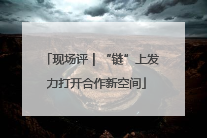 现场评｜“链”上发力打开合作新空间