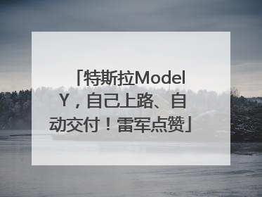 特斯拉Model Y，自己上路、自动交付！雷军点赞