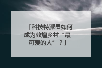 科技特派员如何成为敦煌乡村“最可爱的人”？