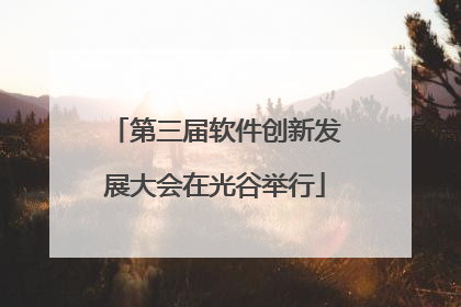 第三届软件创新发展大会在光谷举行