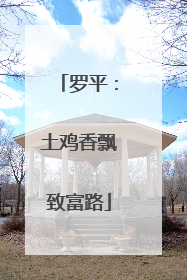 罗平：土鸡香飘致富路