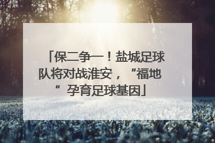 保二争一！盐城足球队将对战淮安，“福地”孕育足球基因