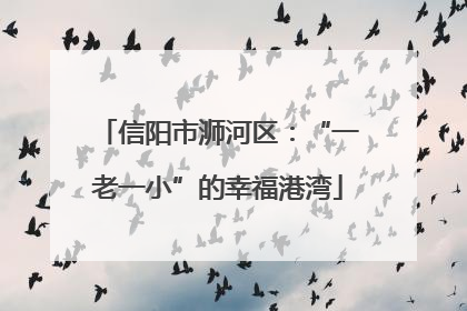 信阳市浉河区：“一老一小”的幸福港湾