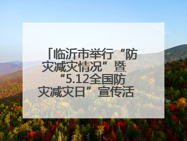 临沂市举行“防灾减灾情况”暨 “5.12全国防灾减灾日”宣传活动新闻发布会