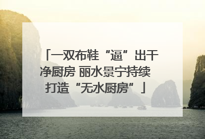一双布鞋“逼”出干净厨房 丽水景宁持续打造“无水厨房”