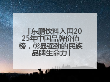 东鹏饮料入围2025年中国品牌价值榜，彰显强劲的民族品牌生命力