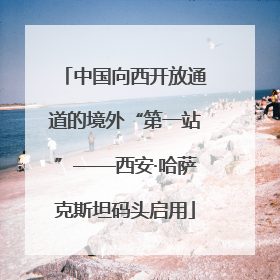 中国向西开放通道的境外“第一站”——西安·哈萨克斯坦码头启用