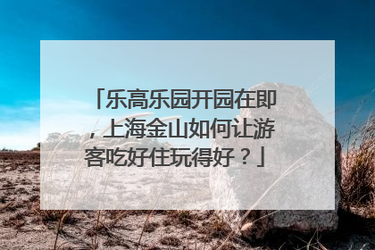 乐高乐园开园在即，上海金山如何让游客吃好住玩得好？