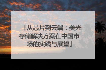 从芯片到云端：美光存储解决方案在中国市场的实践与展望