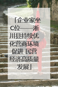 企业家坐C位——淅川县持续优化营商环境促进 民营经济高质量发展