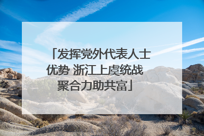 发挥党外代表人士优势 浙江上虞统战聚合力助共富
