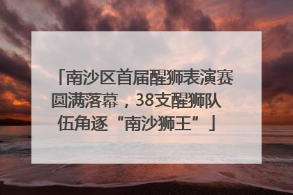 南沙区首届醒狮表演赛圆满落幕，38支醒狮队伍角逐“南沙狮王”