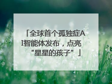 全球首个孤独症AI智能体发布，点亮“星星的孩子”