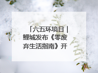 六五环境日｜鲤城发布《零废弃生活指南》开启露营新玩法