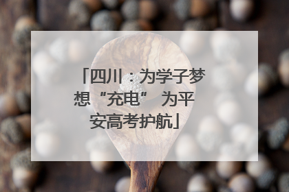 四川：为学子梦想“充电” 为平安高考护航
