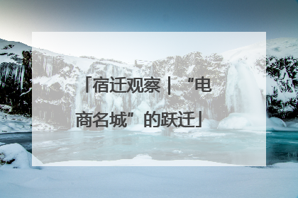 宿迁观察｜“电商名城”的跃迁