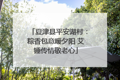 夏津县平安湖村：粽香包意暖夕阳 艾锤传情敬老心