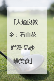 大通良教乡：看山花烂漫 品砂罐美食