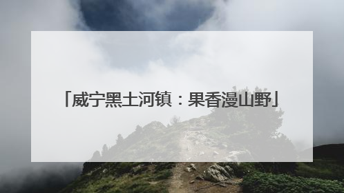 威宁黑土河镇：果香漫山野