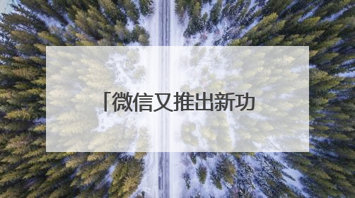 微信又推出新功能，有网友直呼：终于等到了