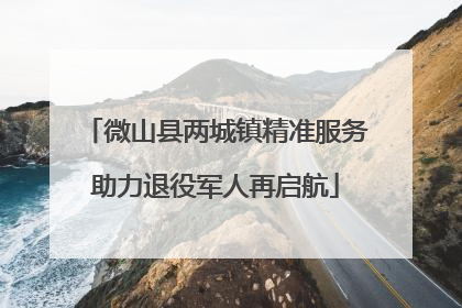 微山县两城镇精准服务助力退役军人再启航