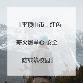 平顶山市：红色薪火燃童心 安全防线筑校园