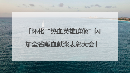 怀化“热血英雄群像”闪耀全省献血献浆表彰大会