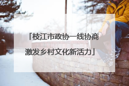 枝江市政协一线协商激发乡村文化新活力