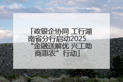 政银企协同 工行湖南省分行启动2025“金融送解优 兴工助商惠农”行动