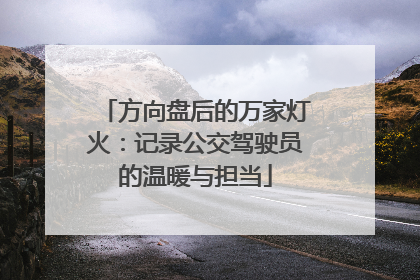 方向盘后的万家灯火：记录公交驾驶员的温暖与担当