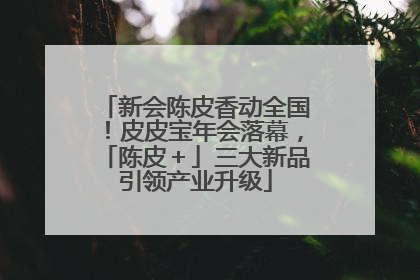 新会陈皮香动全国！皮皮宝年会落幕，「陈皮＋」三大新品引领产业升级