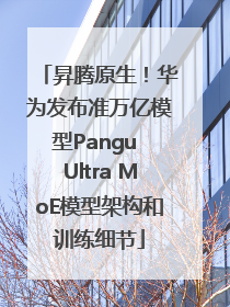 昇腾原生！华为发布准万亿模型Pangu Ultra MoE模型架构和训练细节