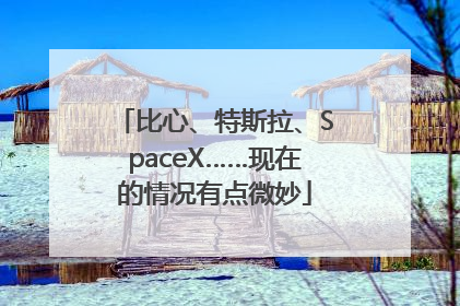 比心、特斯拉、SpaceX……现在的情况有点微妙
