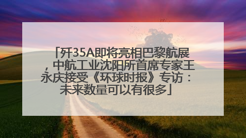 歼35A即将亮相巴黎航展，中航工业沈阳所首席专家王永庆接受《环球时报》专访：未来数量可以有很多