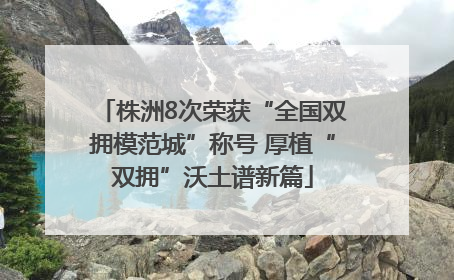 株洲8次荣获“全国双拥模范城”称号 厚植“双拥”沃土谱新篇