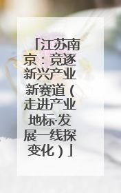 江苏南京：竞逐新兴产业新赛道（走进产业地标·发展一线探变化）