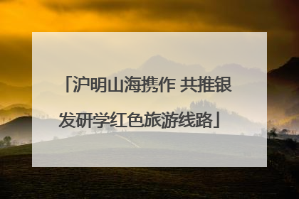 沪明山海携作 共推银发研学红色旅游线路
