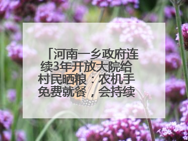 河南一乡政府连续3年开放大院给村民晒粮：农机手免费就餐，会持续开放到麦收结束