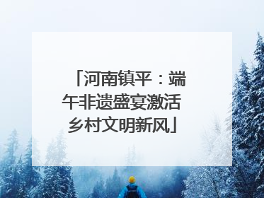 河南镇平：端午非遗盛宴激活乡村文明新风