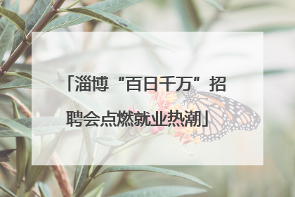 淄博“百日千万”招聘会点燃就业热潮