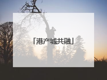 港产城共融