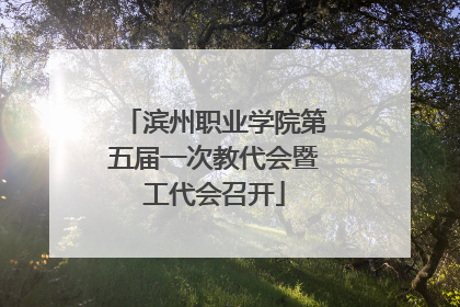 滨州职业学院第五届一次教代会暨工代会召开