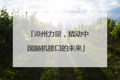 漳州力量，撬动中国脑机接口的未来