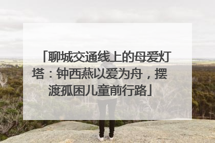 聊城交通线上的母爱灯塔：钟西燕以爱为舟，摆渡孤困儿童前行路
