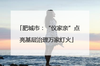 肥城市：“仪家亲”点亮基层治理万家灯火