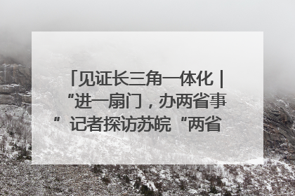 见证长三角一体化|“进一扇门,办两省事”记者探访苏皖“两省一街”警务室
