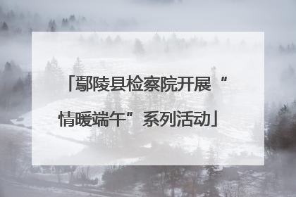 鄢陵县检察院开展“情暖端午”系列活动